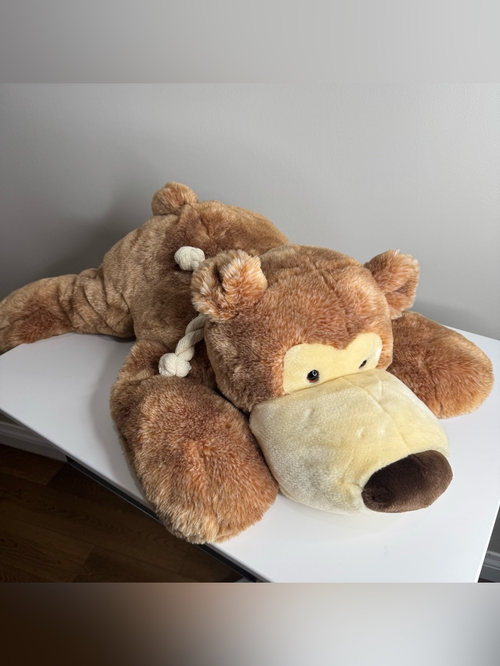 Commonwealth Vintage Oaf FAO Schwartz Large Floppy Stuffed Teddy Bear 29”